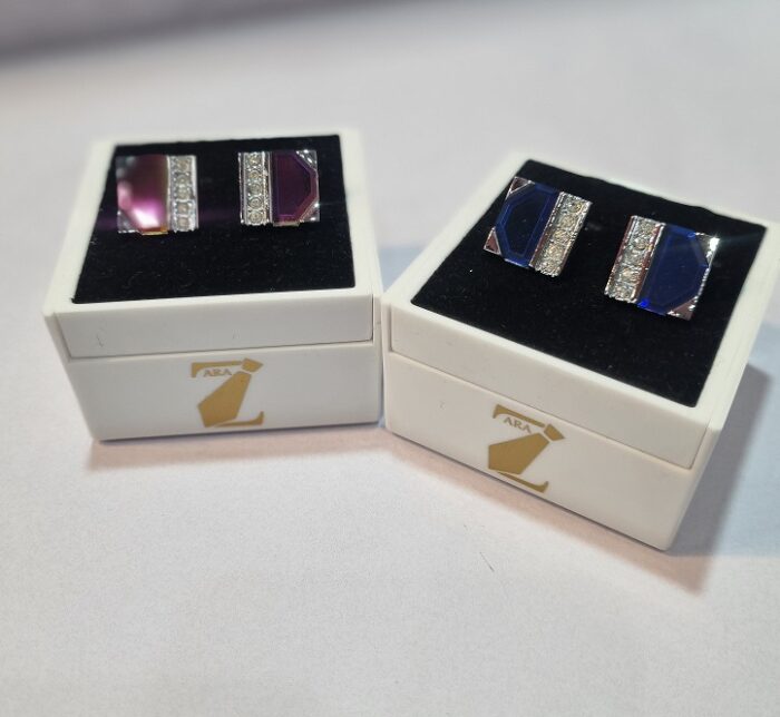 دکمه سردست نگین دار D05 - Image 2