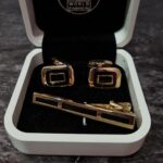 ست دکمه سردست و سنجاق D27