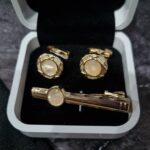 ست دکمه سردست و سنجاق D67