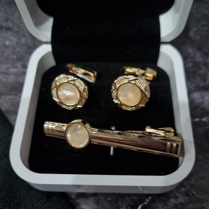 ست دکمه سردست و سنجاق D67 - Image 1