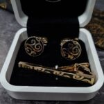 ست دکمه سردست و سنجاق D65