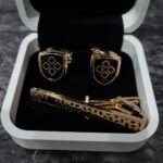 ست دکمه سردست و سنجاق D64