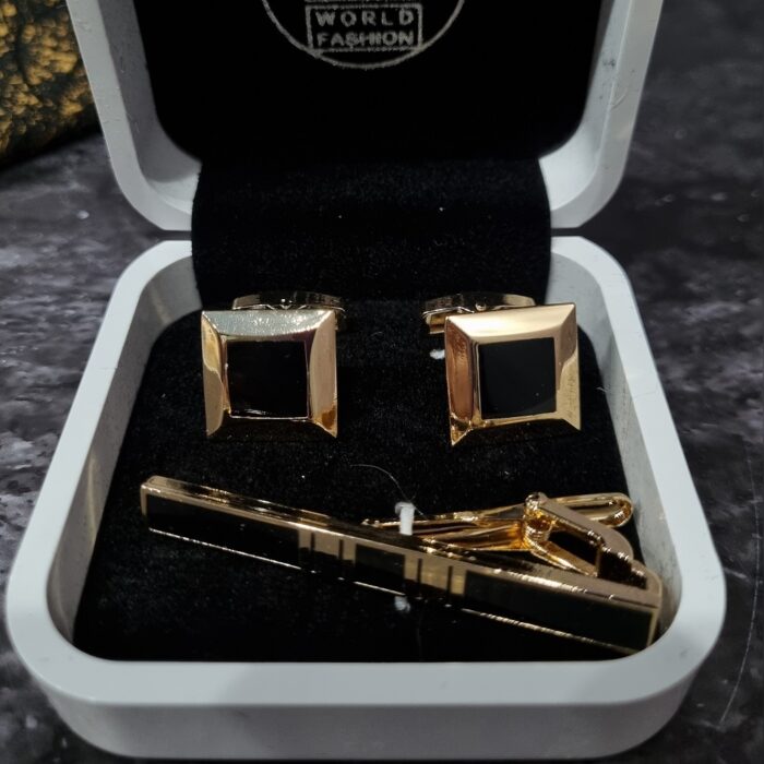 InShot_20250316_111629672 ست دکمه سردست و سنجاق کراوات D58 - Image 1