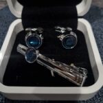 ست دکمه و گیره کراوات D53