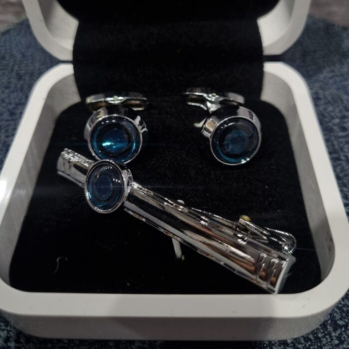 InShot_20250316_111815707 ست دکمه و گیره کراوات D53 - Image 1