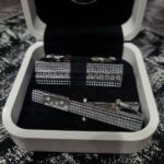 ست دکمه و گیره کراوات D48