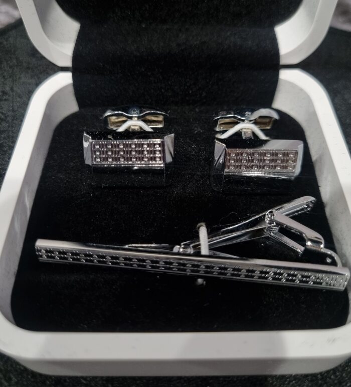 InShot_20250316_111853934 ست دکمه و گیره کراوات D47 - Image 1