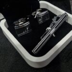 ست دکمه و گیره کراوات D84